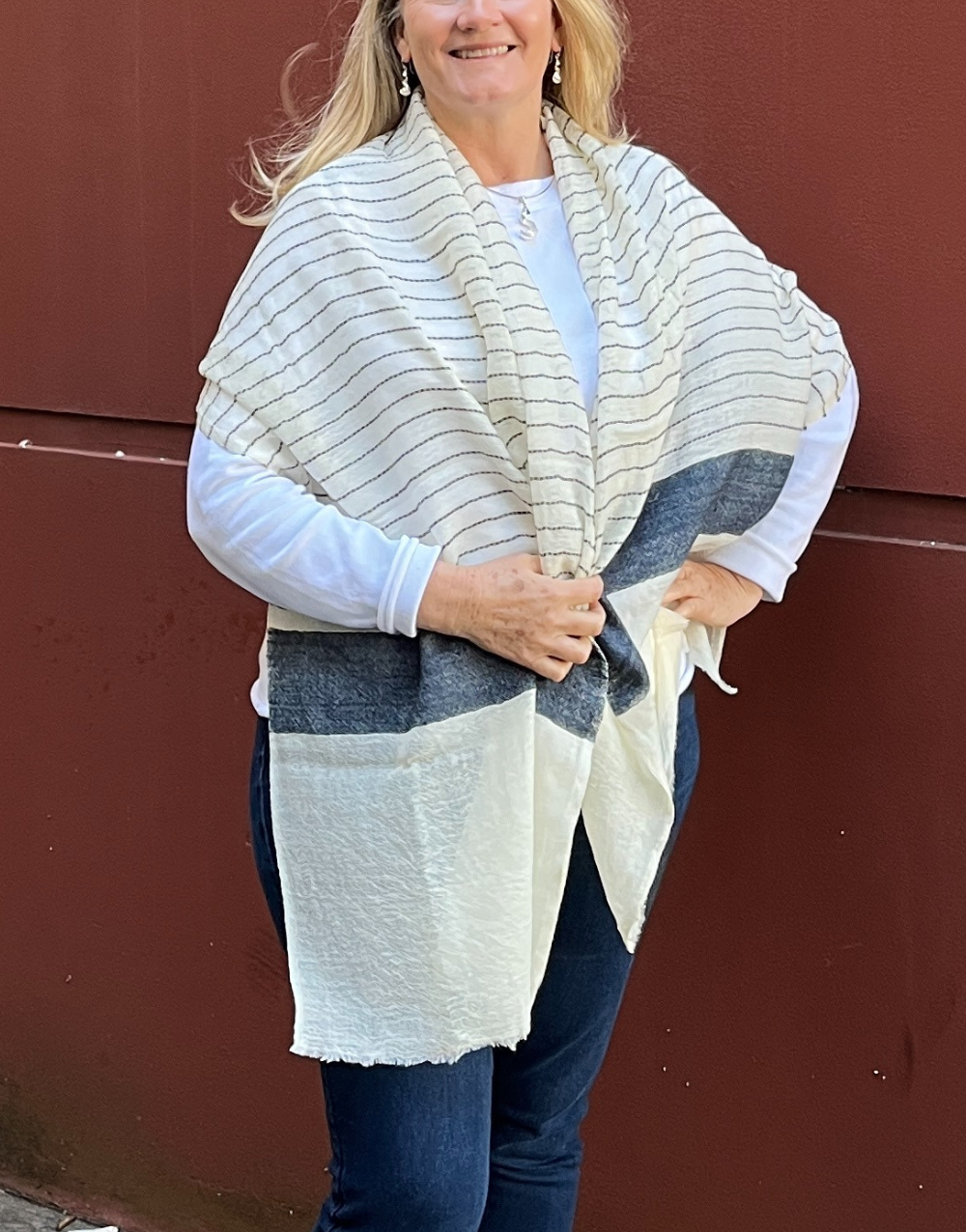 Nora Shawl - Blue