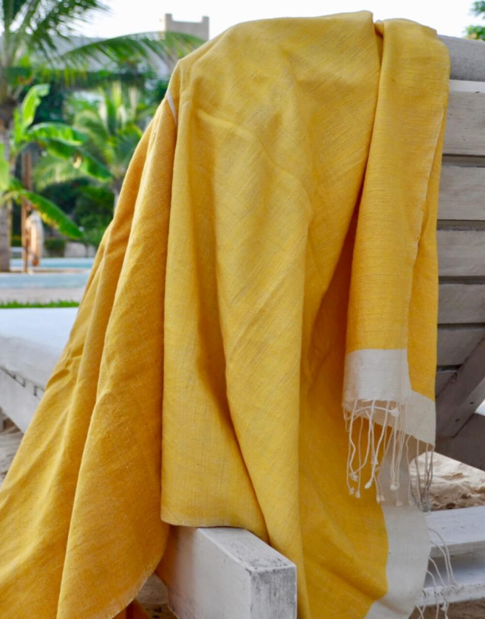 Abay Beach Towel - Sunflower
