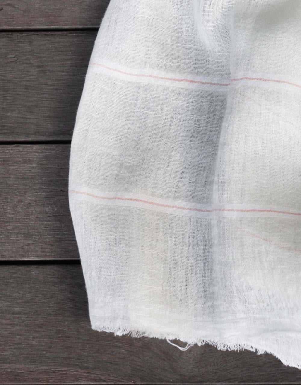 Adina Shawl - Blush Stripe
