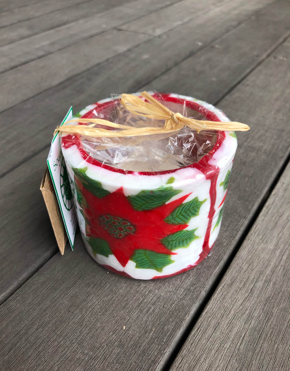 Tealight Lantern Poinsettia Large Flower