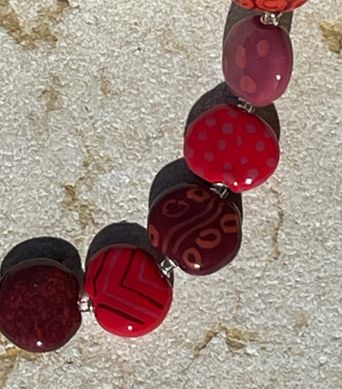 Kazuri Necklace - Rose