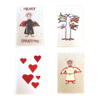 Handmade Christmas Cards - Pack of 5