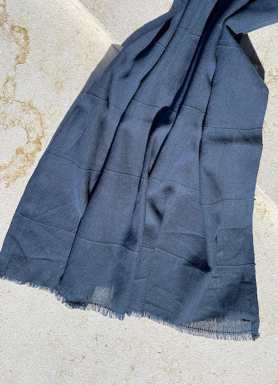 Maraki Shawl - Midnight Blue