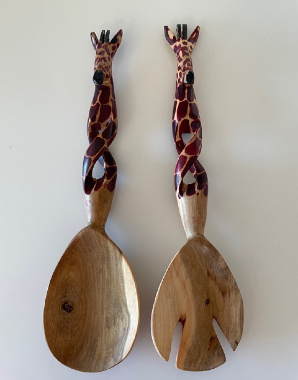 Salad Servers Long - Giraffe