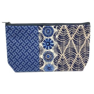 Shweshwe Zip Purse - Petrol