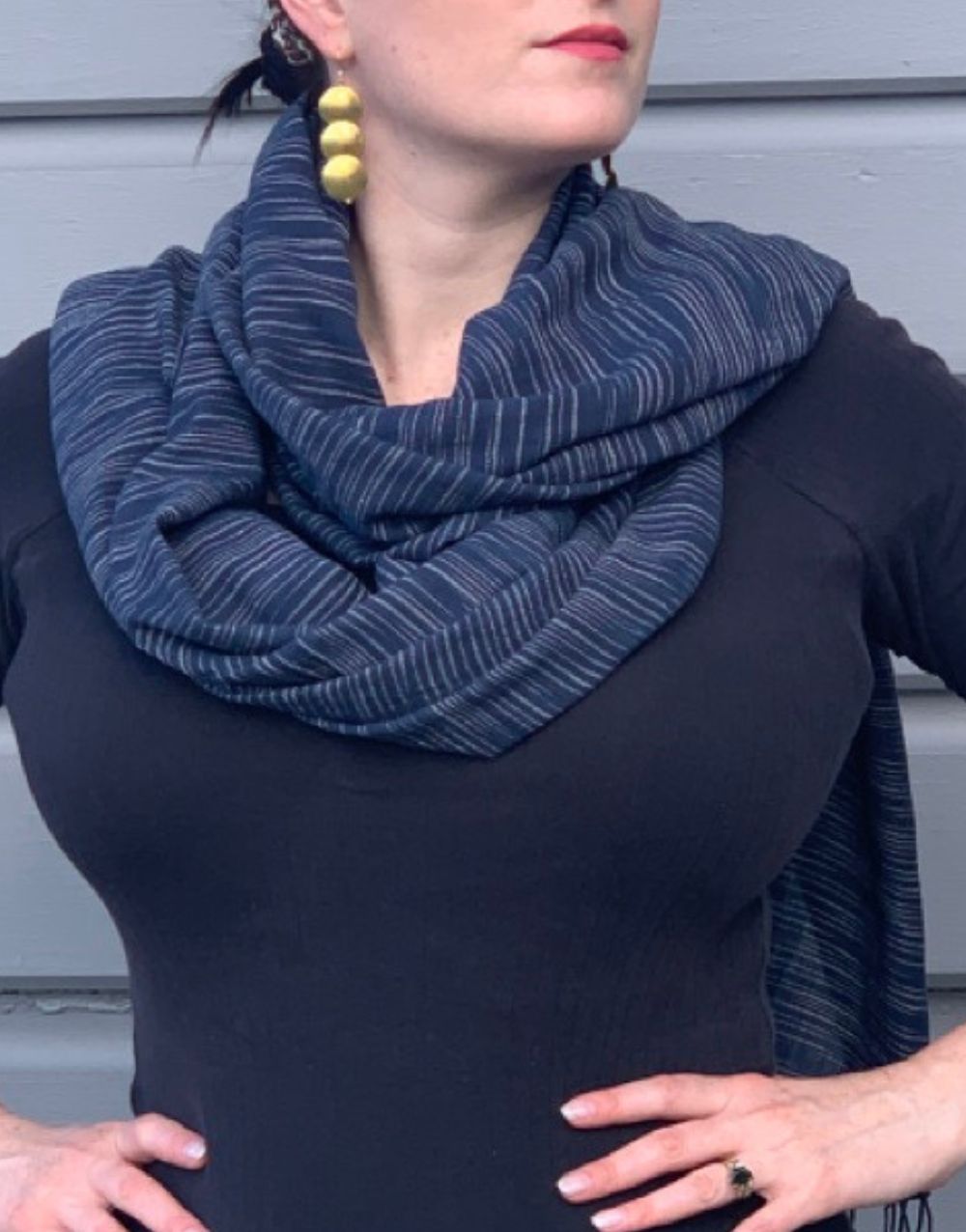 Yeshi Wrap - Navy