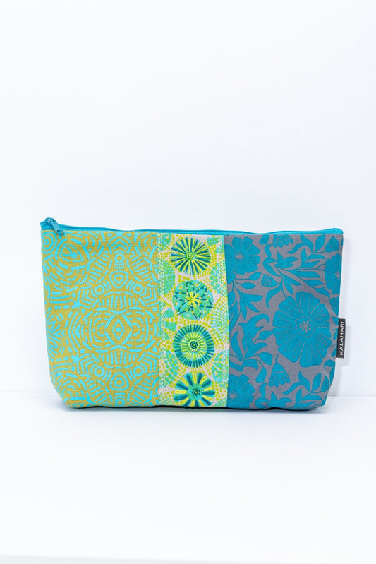 Shweshwe Zip Purse - Lime