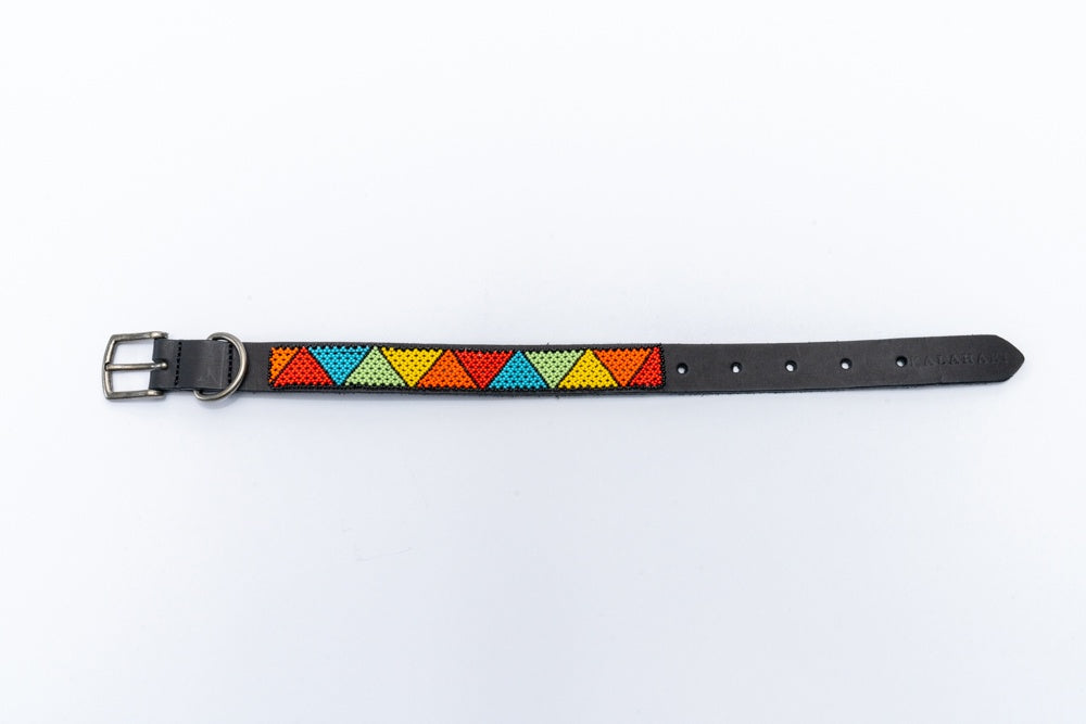 Beaded Dog Collar  - 45cm Triangle