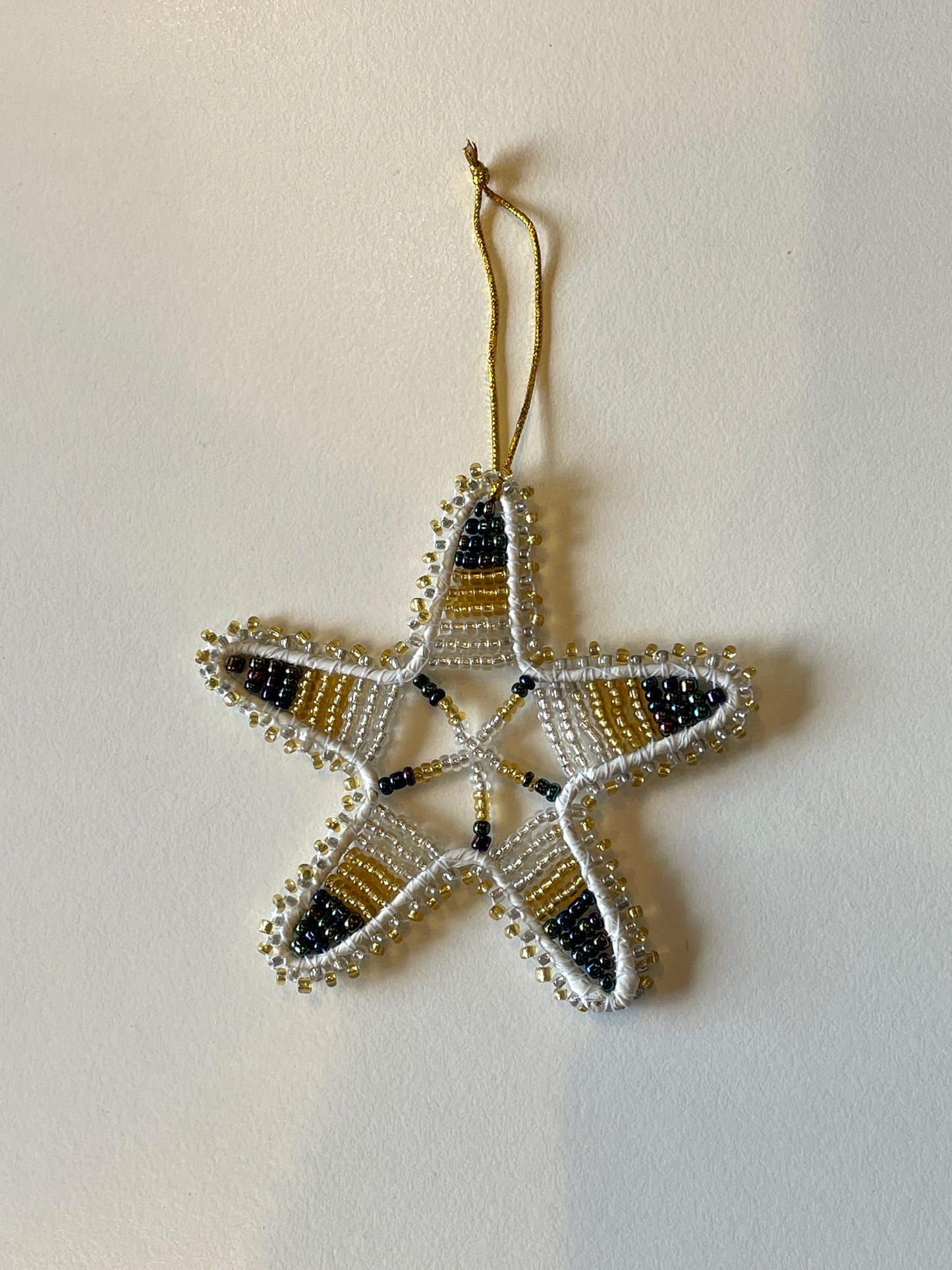 Christmas African Star - Blue & Gold