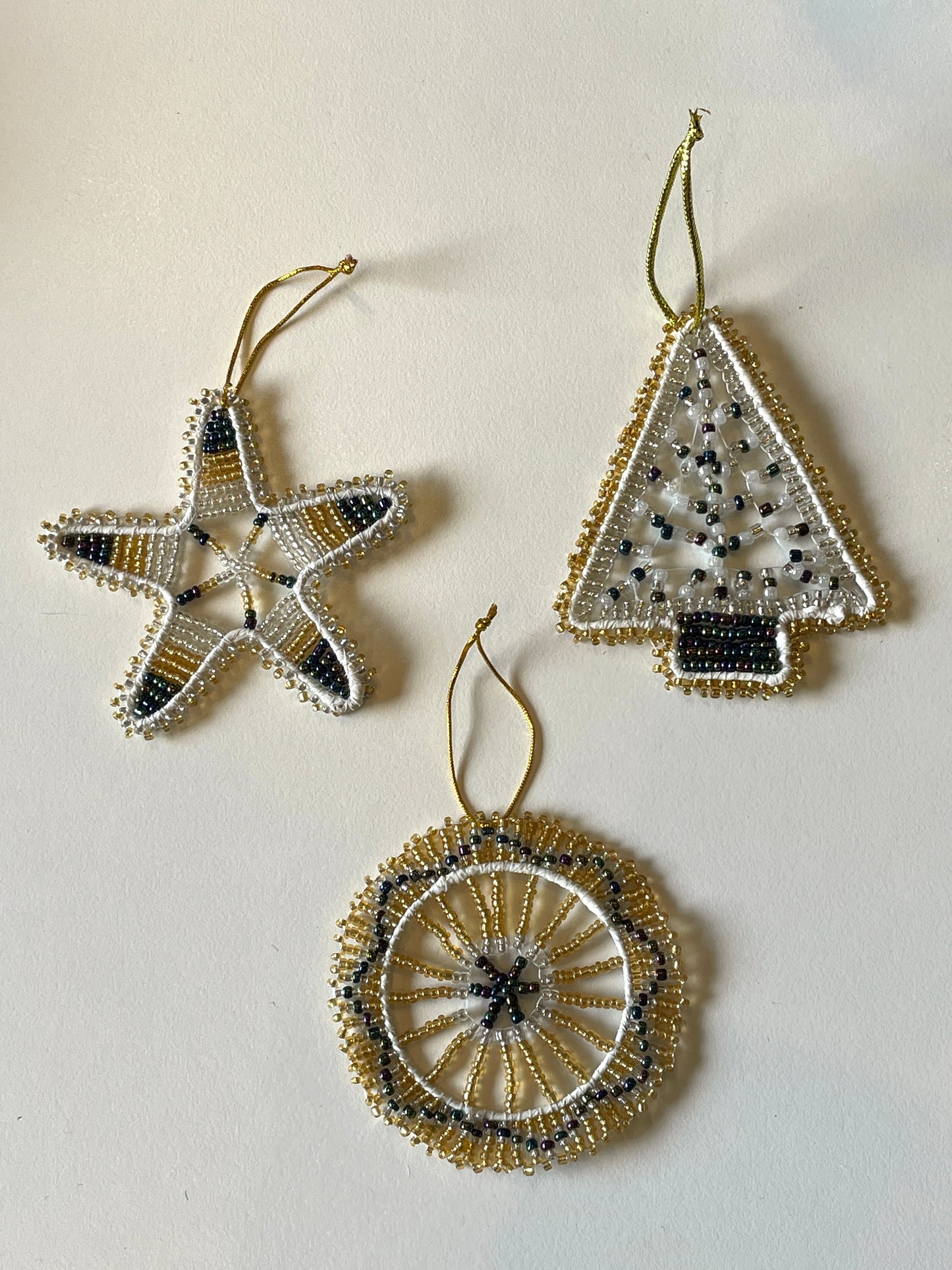 Christmas African Star - Blue & Gold