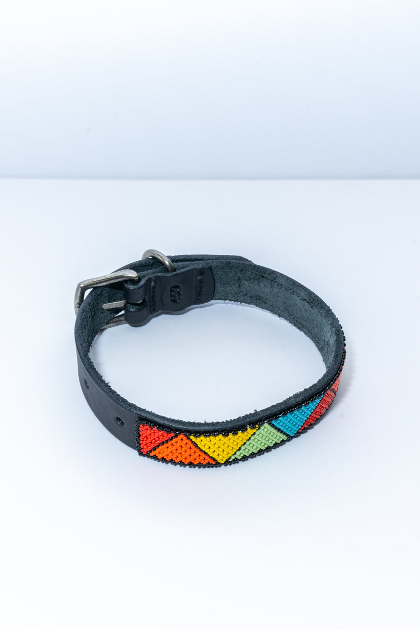 Beaded Dog Collar  - 45cm Triangle