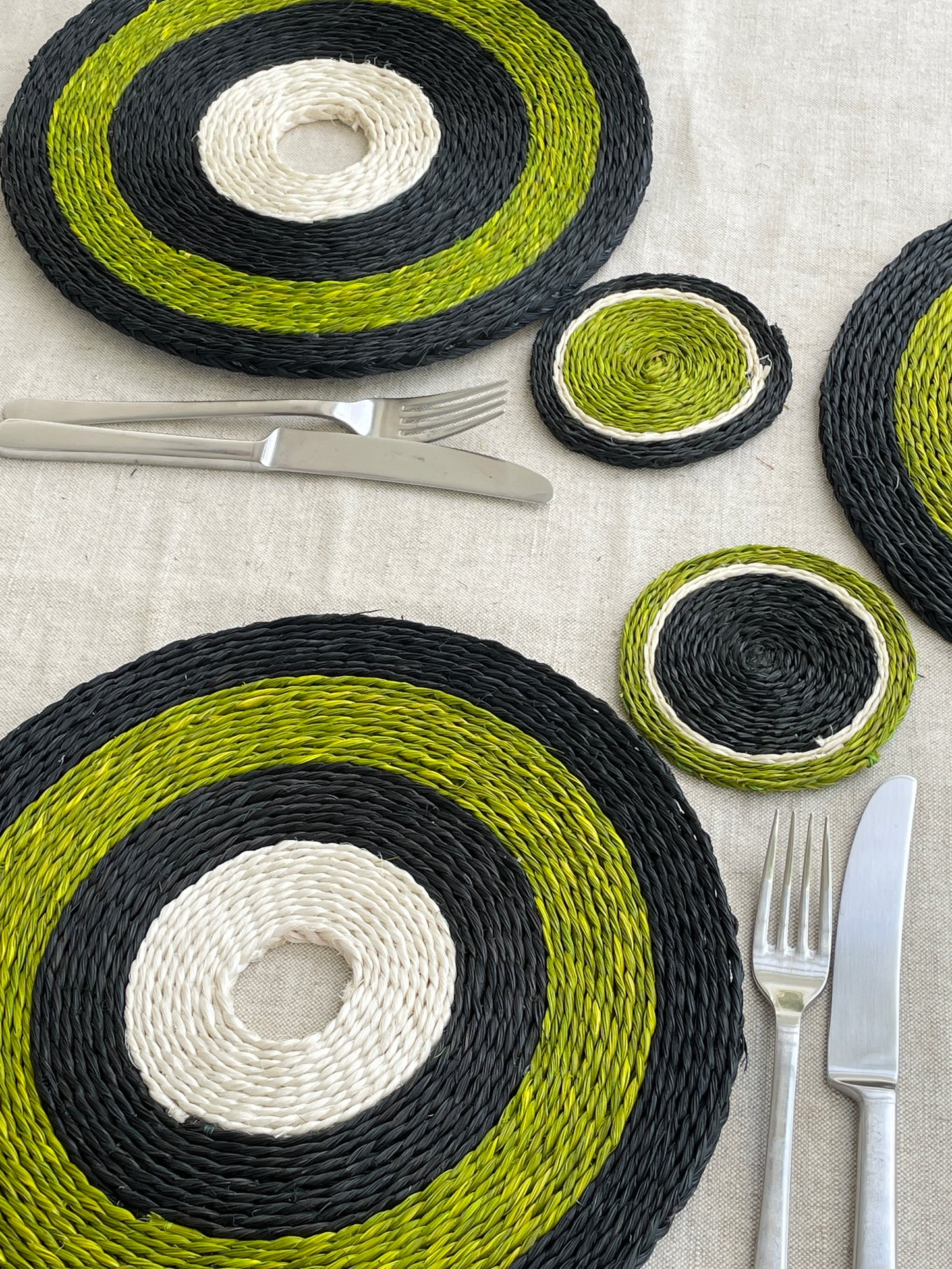 Lime Placemats & Coasters Bundle