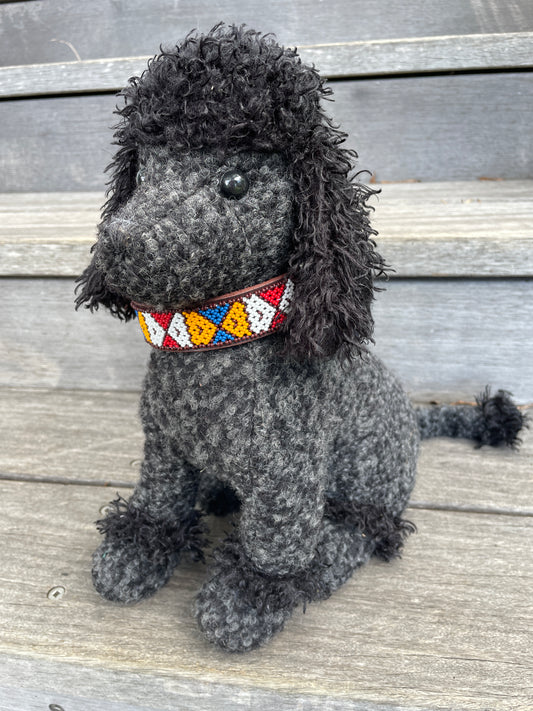 Beaded Dog Collar - 45cm Bow Tie