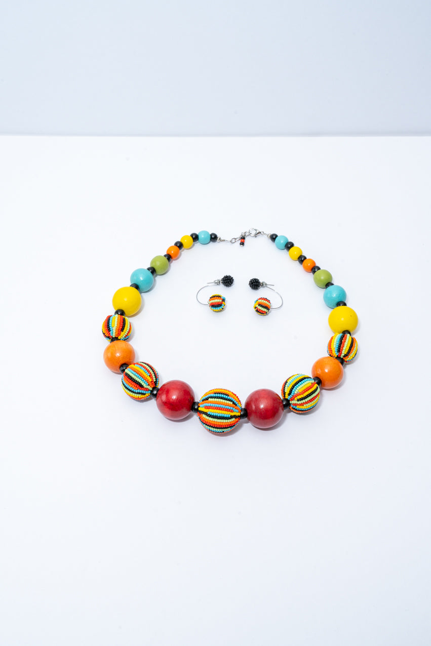 Bubble Necklace - Liquorice