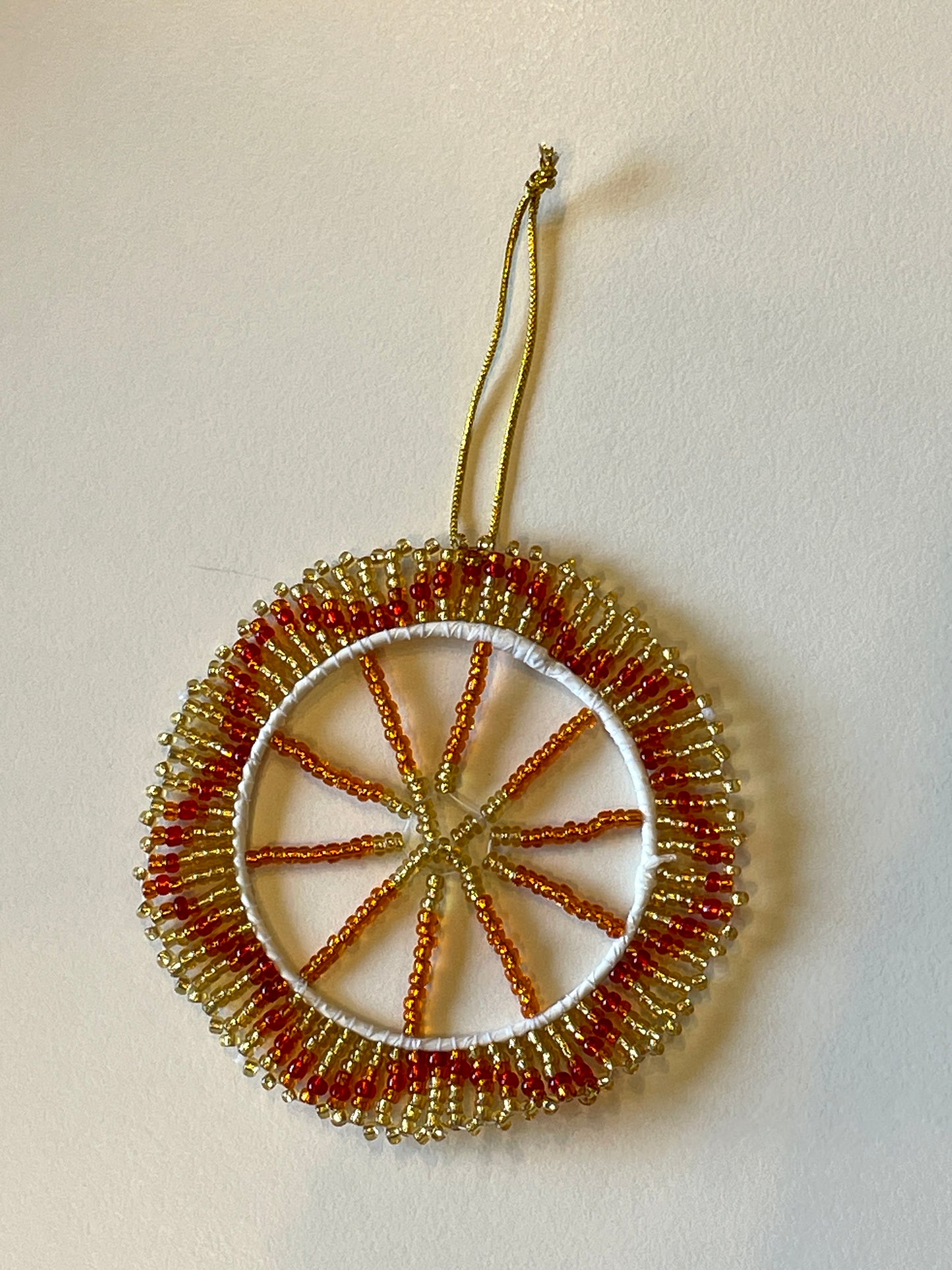 Christmas African Medallion - Red