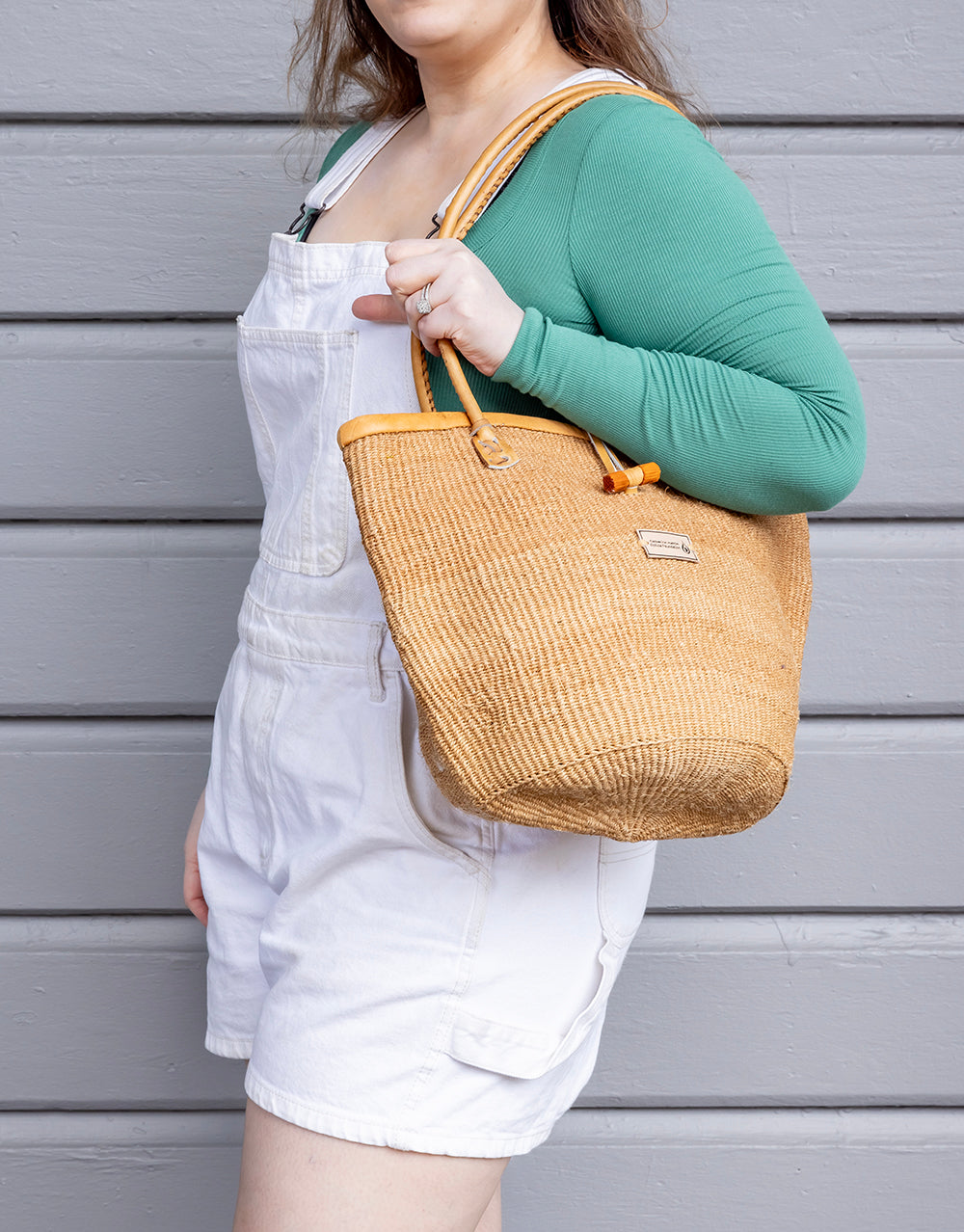 Sisal Shoulder Bag - Sand