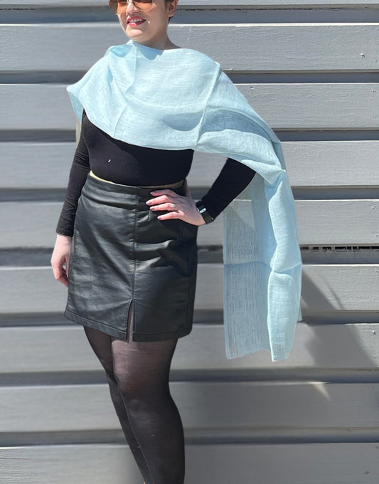 Telba Shawl - Ice Blue