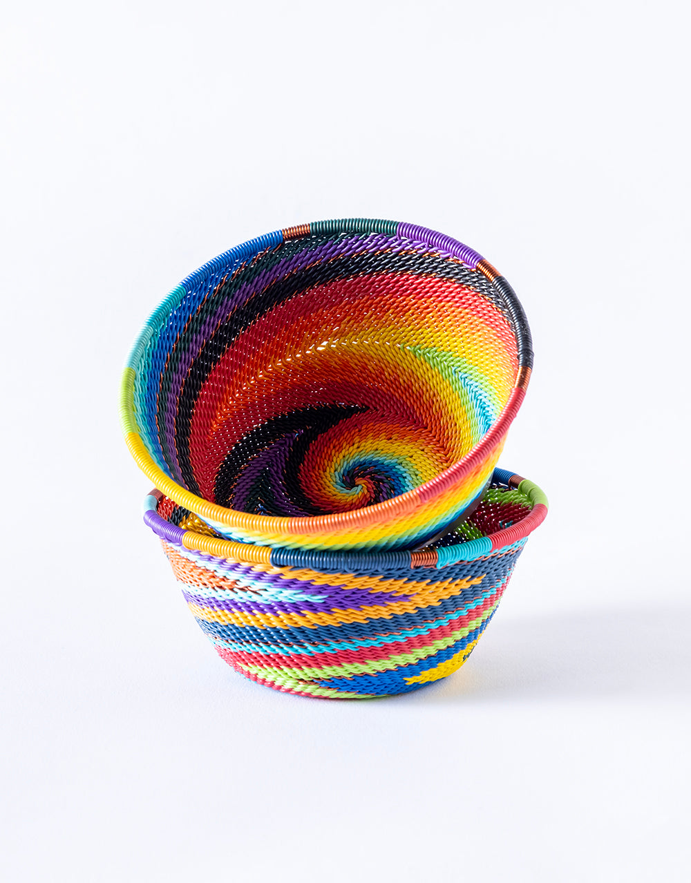 Telephone Wire Bowl - Rainbow