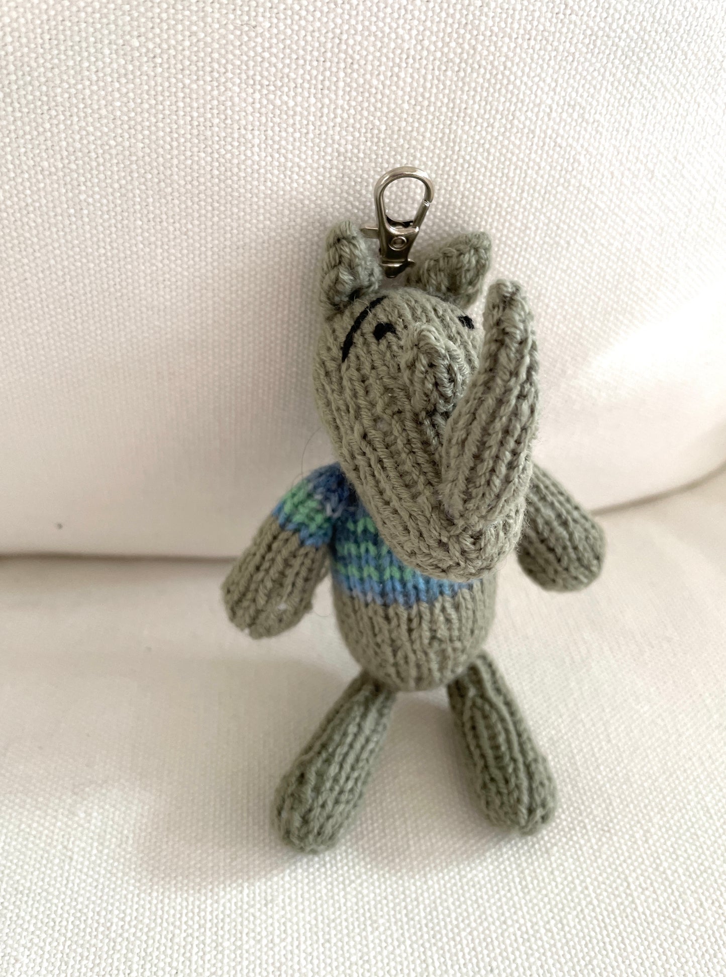 Soft Toy Keyring - Rhino