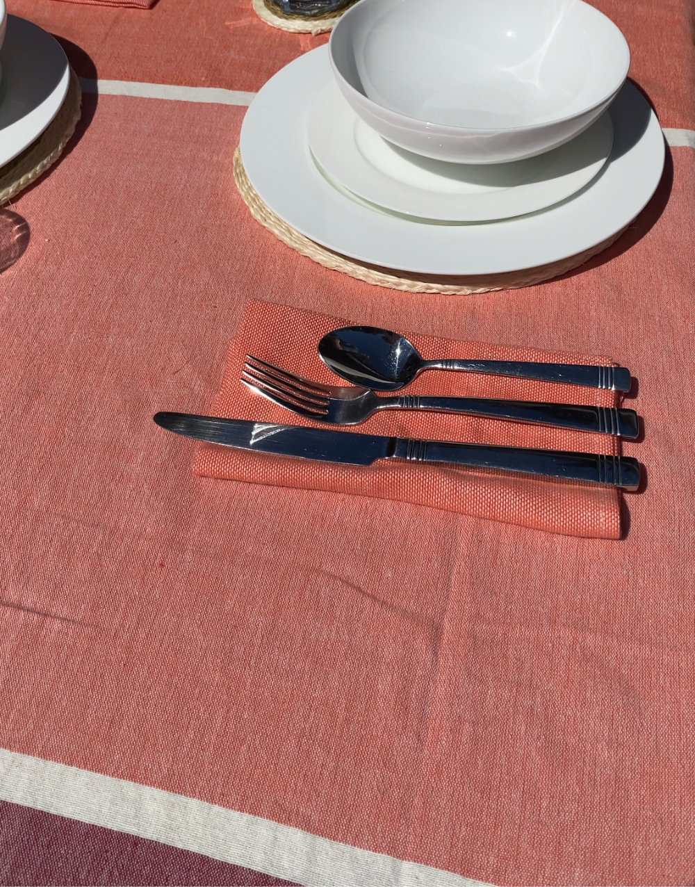 Raya Tablecloth - Tangerine