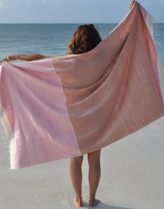 Abay Beach Towel - Blush