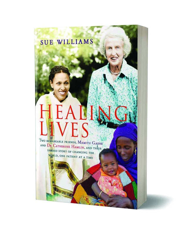 Healing Lives signed by the Author Sue Williams