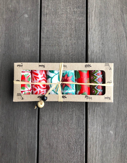 Christmas Candles - Set of 6