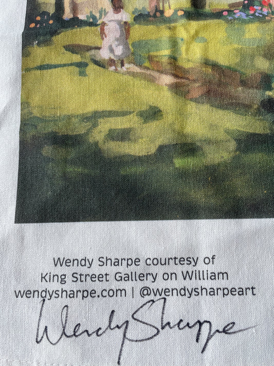 Special signed Wendy Sharpe Tea-Towel - 3 only