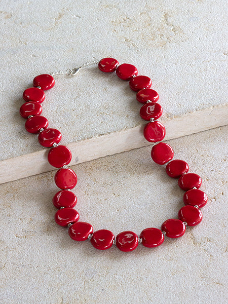 handmade-clay-necklace-kenya-women-kazuri-swahili-beautiful-bead-necklace-red