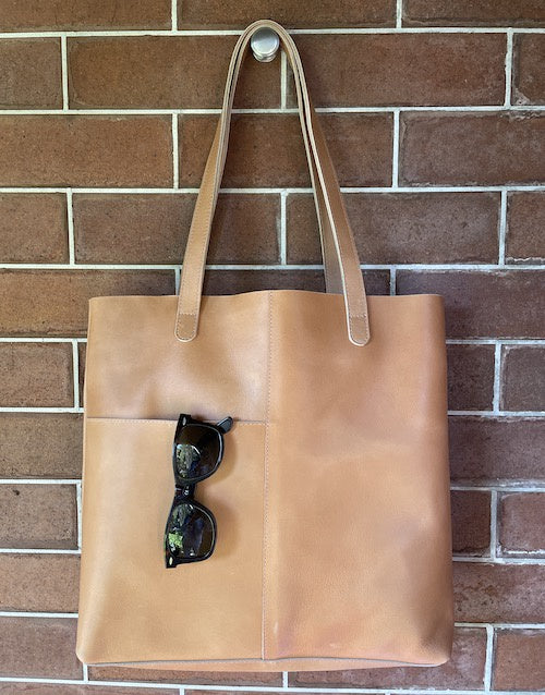 Leather Shoulder Bag - Addis