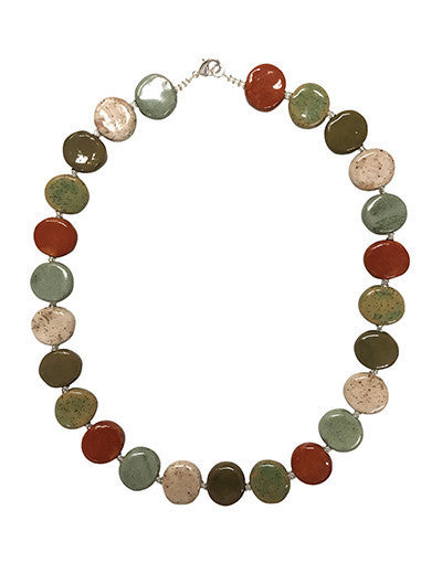 Kazuri Necklace - Stones