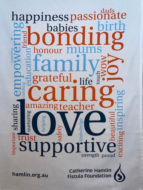 Wonderful Words Tea Towels x 2