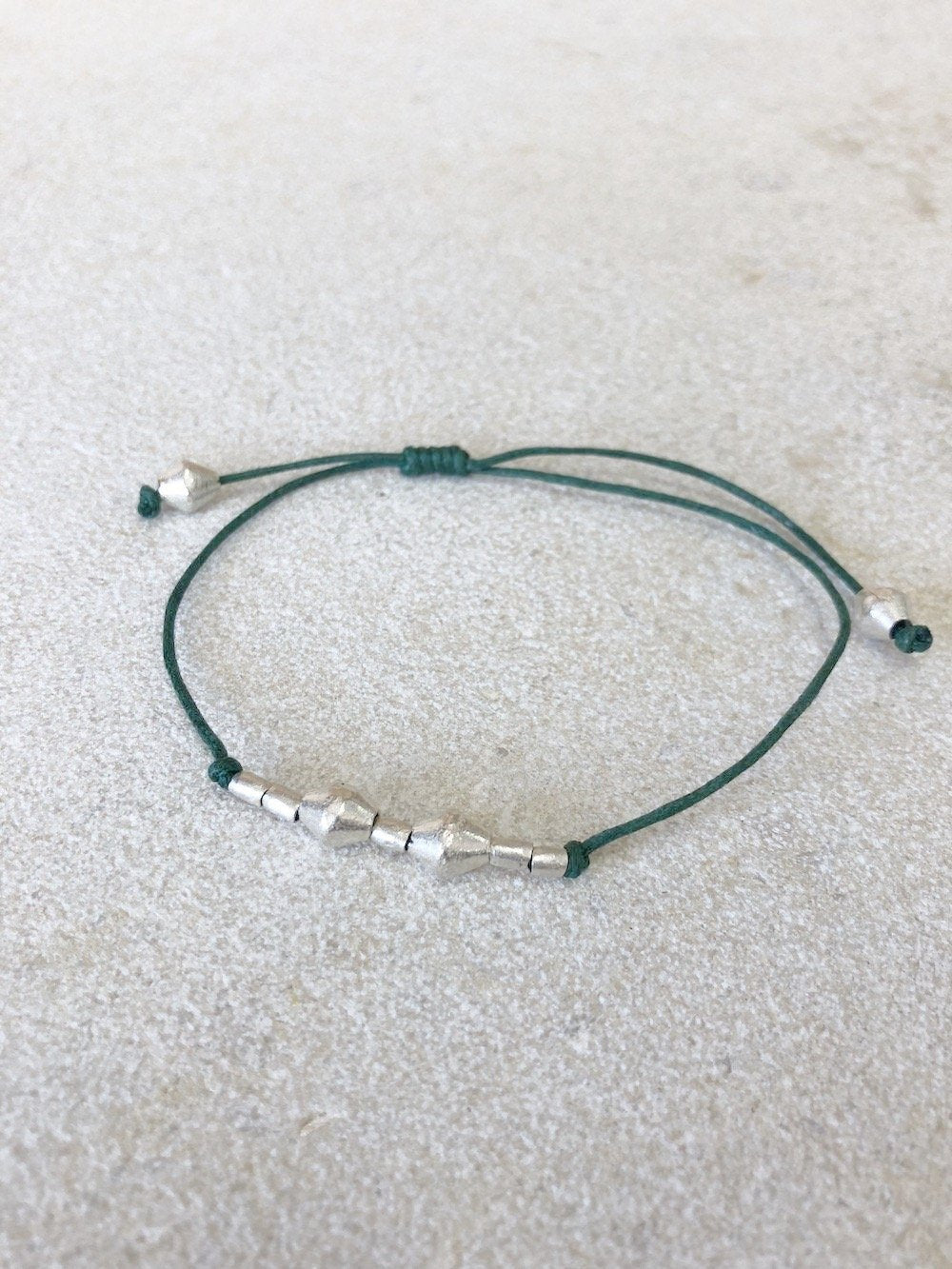 Elfenesh Bracelet - Green & Silver