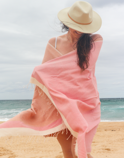 Abay Beach Towel - Blush