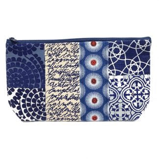 south africa-pattern-writing-floral-blue-white