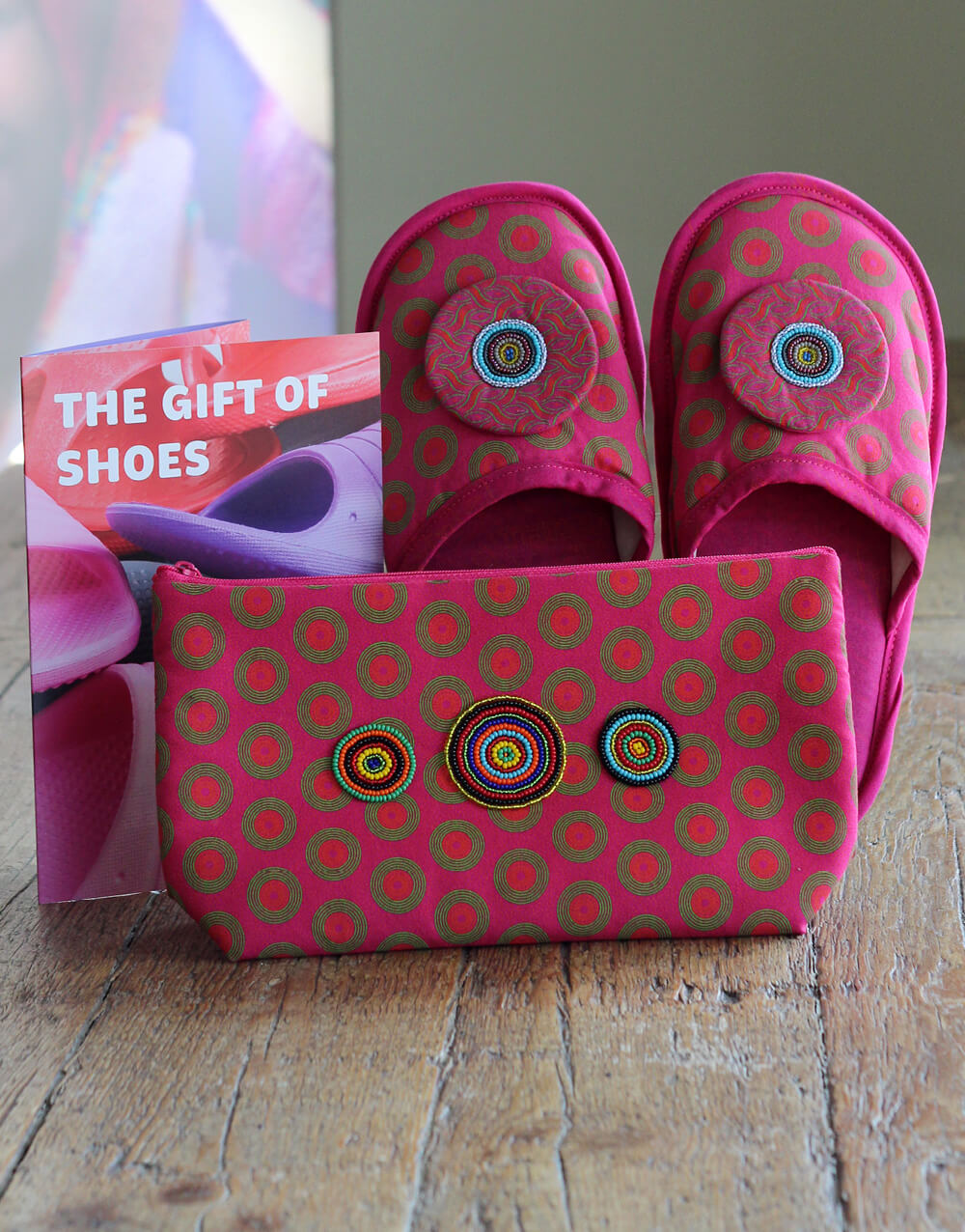    slippers-gift-bundle-toiletries-purse-shweshwe-slippers-hamlin-patient-slippers
