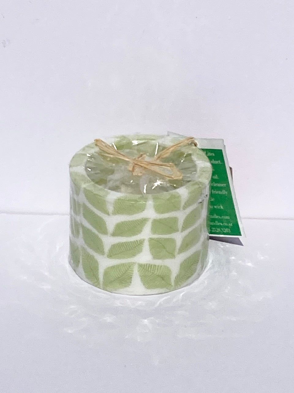 soy wax lantern-lantern-green-leaves-leaf green-tealight-candle-handmade-eswatini