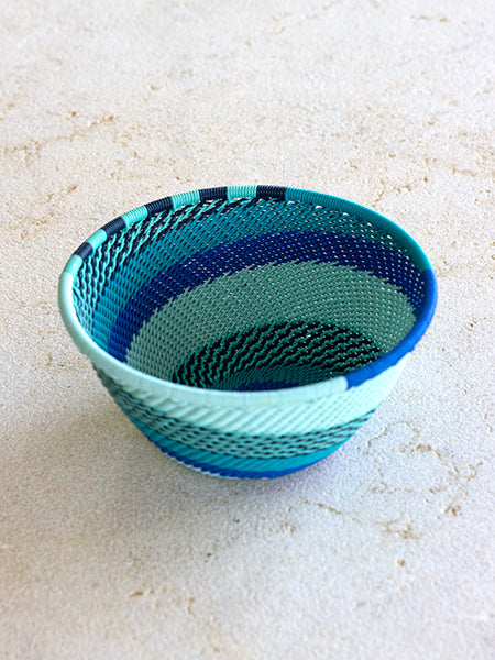 wirebowl-wire-bowl-handmade-blue-telephone-weavers-telephonewirebowl-KwaZulu-Natal province-south africa